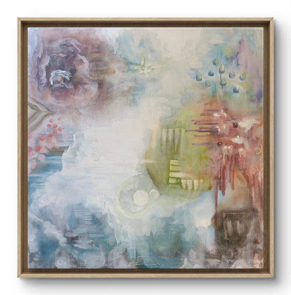 "Blush Horizon" Original Oil Painting