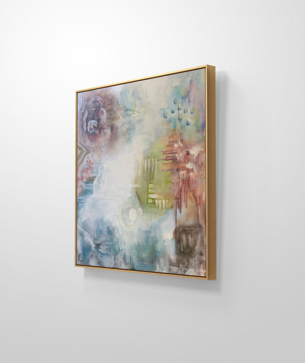 "Blush Horizon" Original Oil Painting