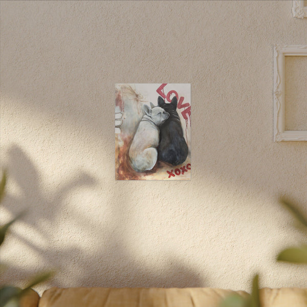 Frenchie Love Print