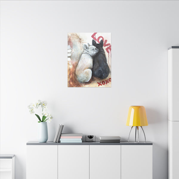 Frenchie Love Print