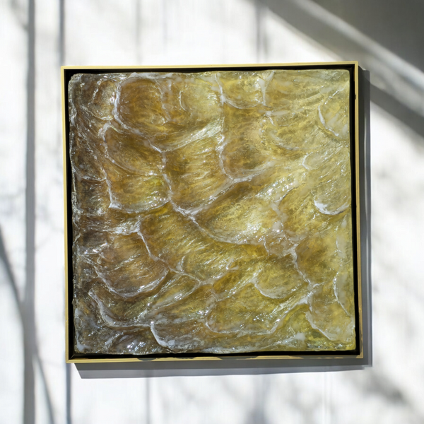 "Peet Moss" Original Resin Wave Sculpture