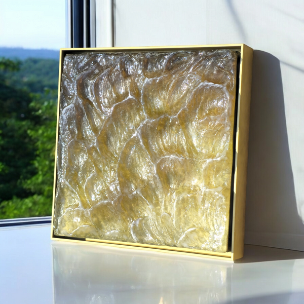 "Peet Moss" Original Resin Wave Sculpture