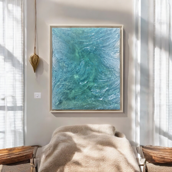 "When the Tides Change" Original Resin Wave Sculpture