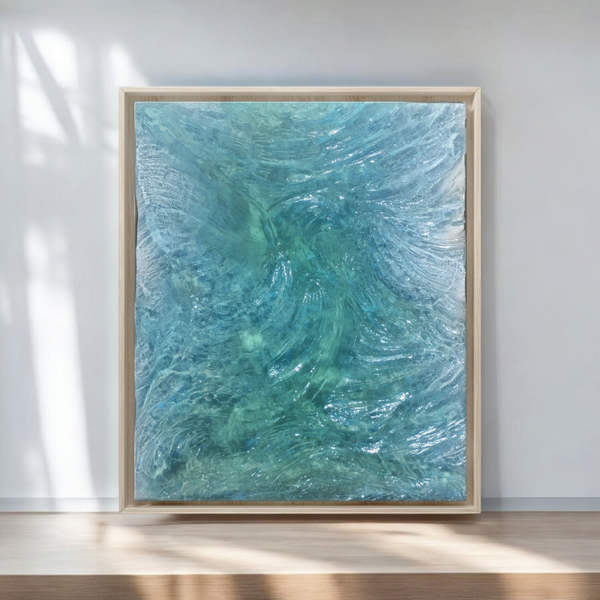 "When the Tides Change" Original Resin Wave Sculpture