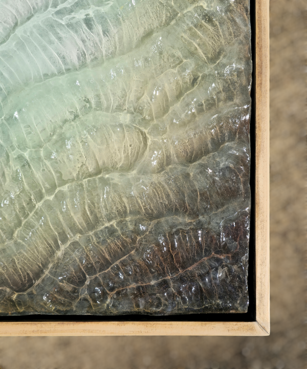 "Sand Ripples" Original Resin Wave Sculpture