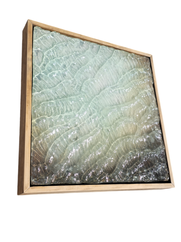 "Sand Ripples" Original Resin Wave Sculpture