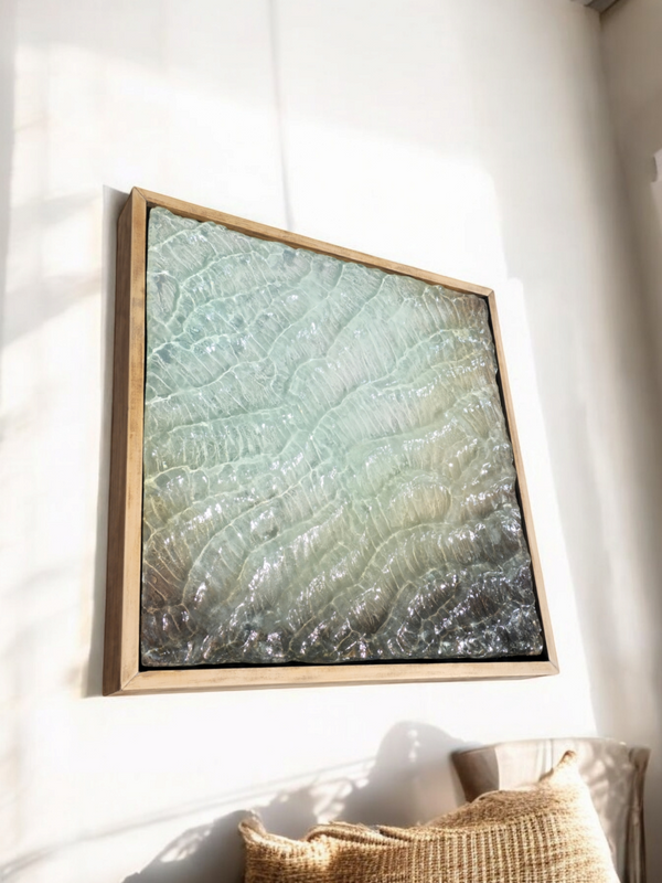 "Sand Ripples" Original Resin Wave Sculpture
