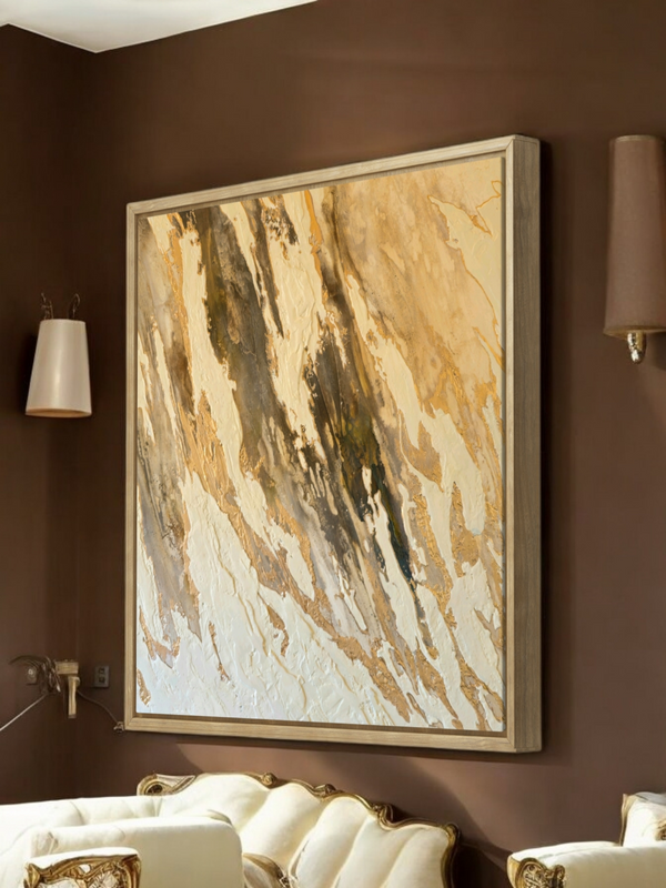 "Sandstone Flow" Original Textured Artwork