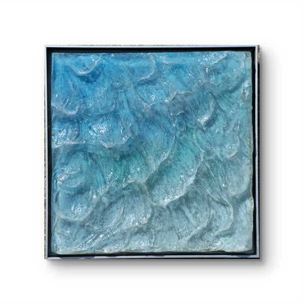 "Cascade" Original Resin Wave Sculpture