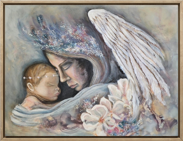 "My Mother My Angel" Original Oil Painting