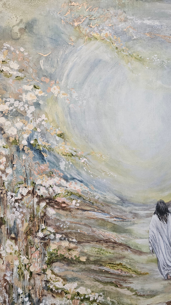 The "I AM" Original Oil Painting.