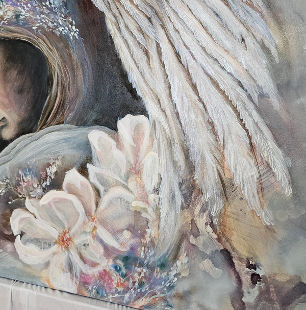 "My Mother My Angel" Original Oil Painting