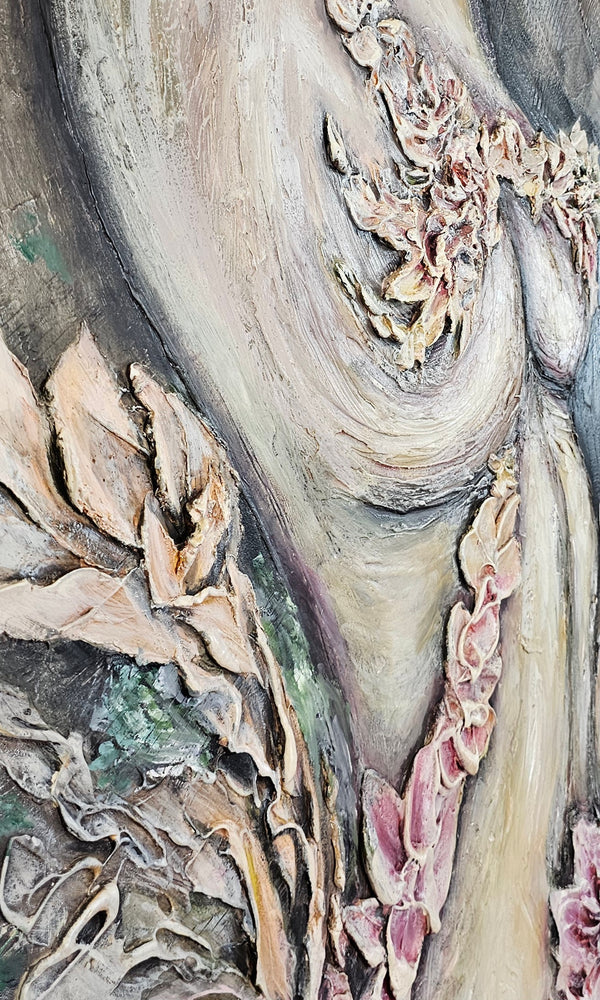 "The Divine Feminine" Original Textured Art