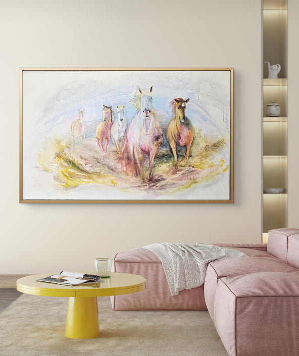 "Chasing Sky" Original Painting Mixed Media