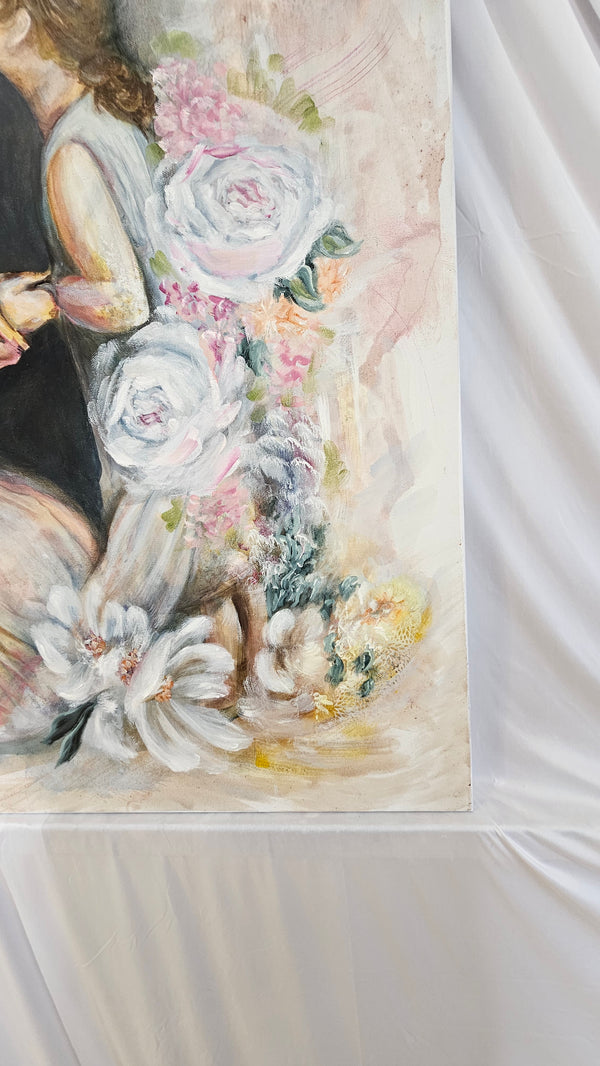 "A Mother's Love" Original Oil Painting