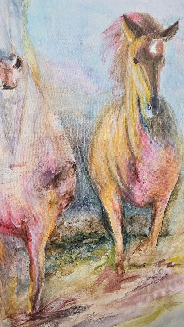 "Chasing Sky" Original Painting Mixed Media