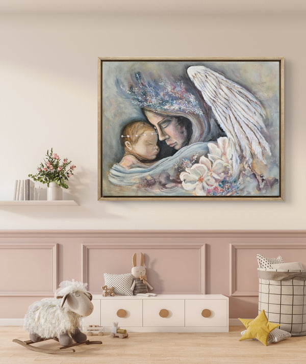"My Mother My Angel" Original Oil Painting