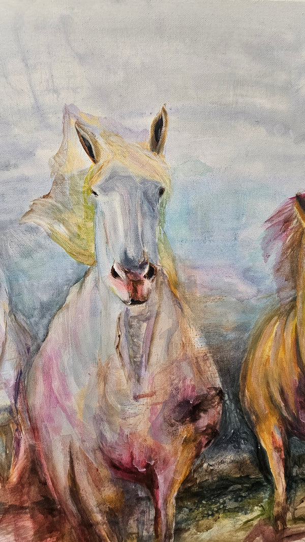 "Chasing Sky" Original Painting Mixed Media