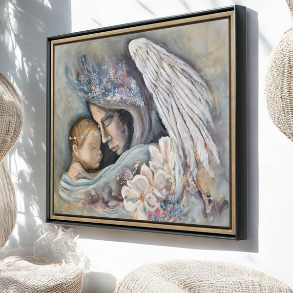 "My Mother My Angel" Original Oil Painting