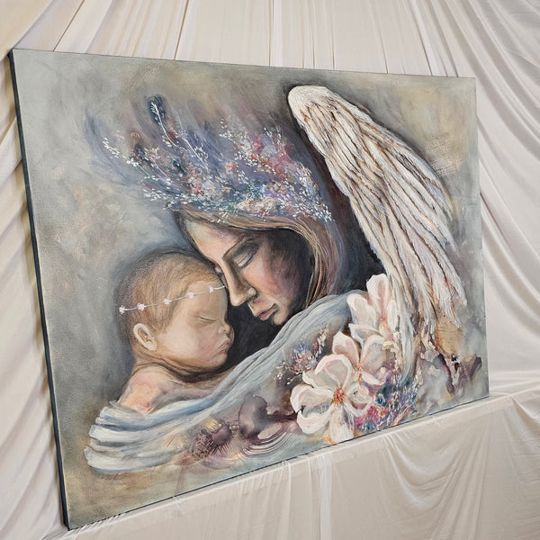 "My Mother My Angel" Original Oil Painting
